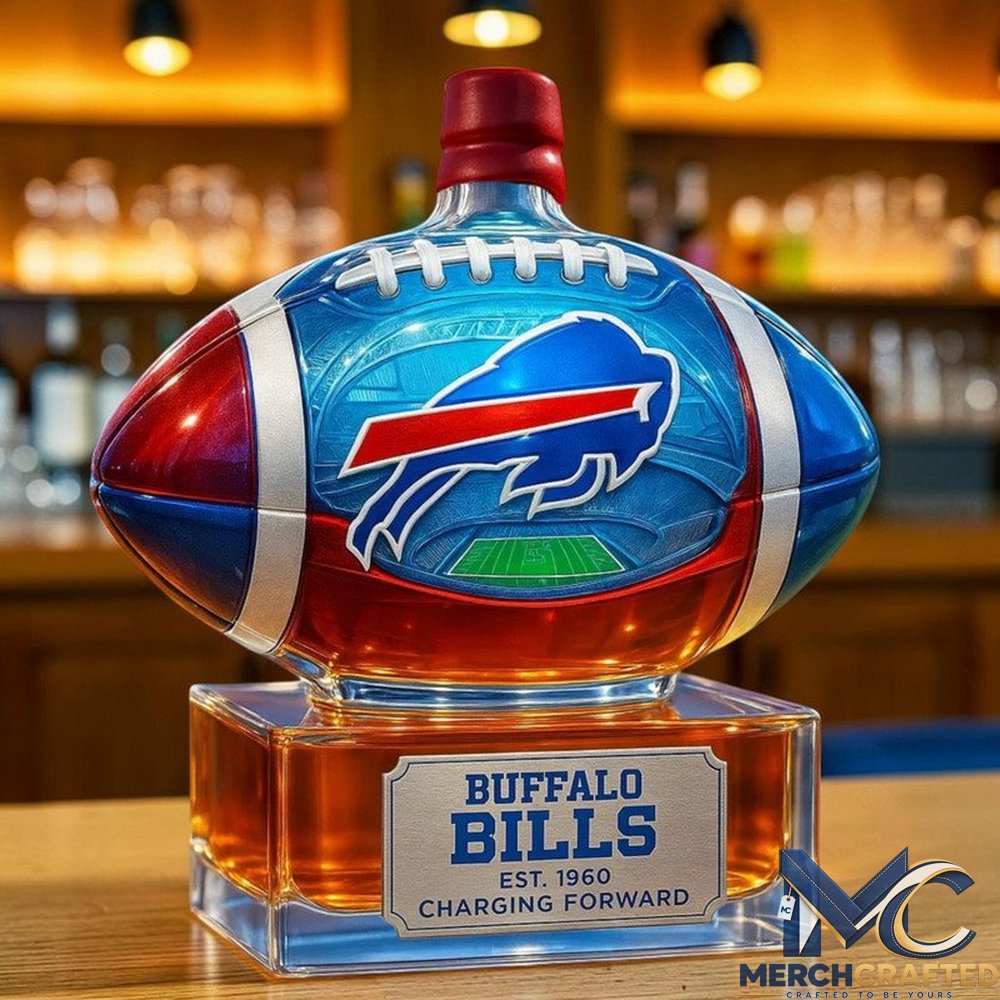 Buffalo Bills Charging Forward in Spirit 2026 Whiskey Decanter