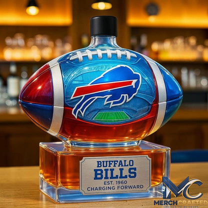 Buffalo Bills Charging Forward in Spirit 2026 Whiskey Decanter
