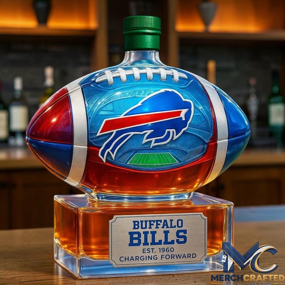Buffalo Bills Charging Forward in Spirit 2026 Whiskey Decanter