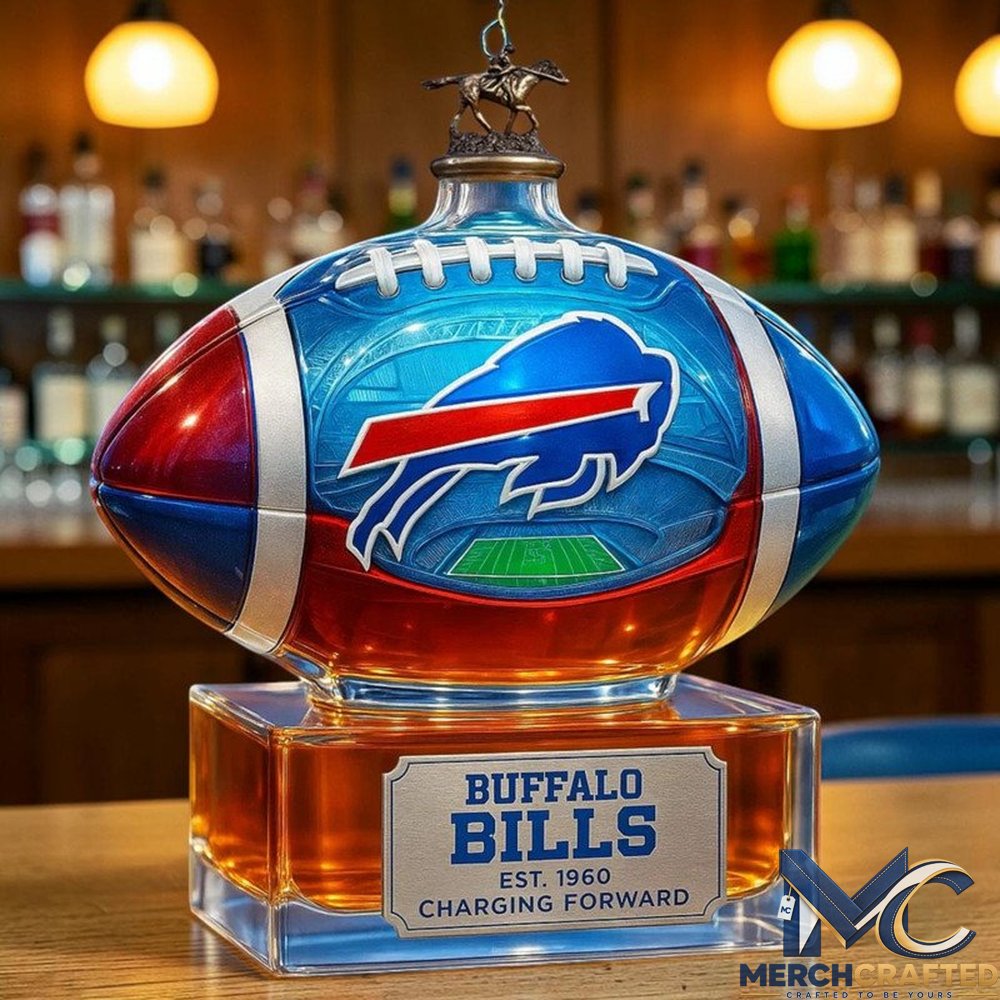 Buffalo Bills Charging Forward in Spirit 2026 Whiskey Decanter