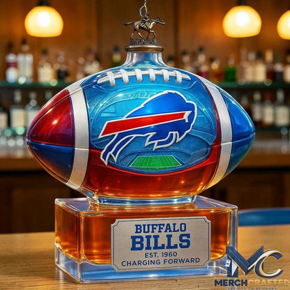 Buffalo Bills Charging Forward in Spirit 2026 Whiskey Decanter
