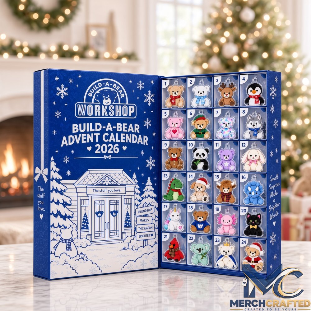 Build-A-Bear Workshop Advent Calendar 2026 Christmas  24 Collectible Animal Charms