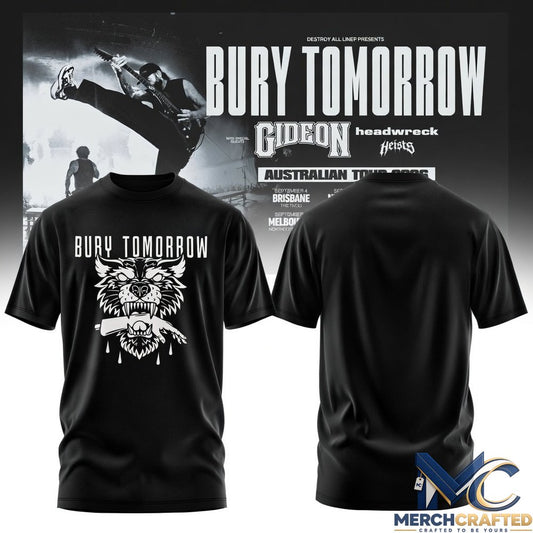 Bury Tomorrow – ‘Will You Haunt Me’ Australian Tour 2026 T-Shirt