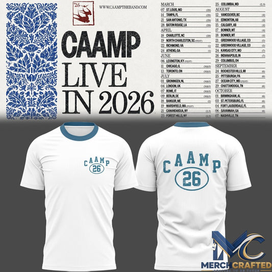 Caamp Live in 2026 Shirt
