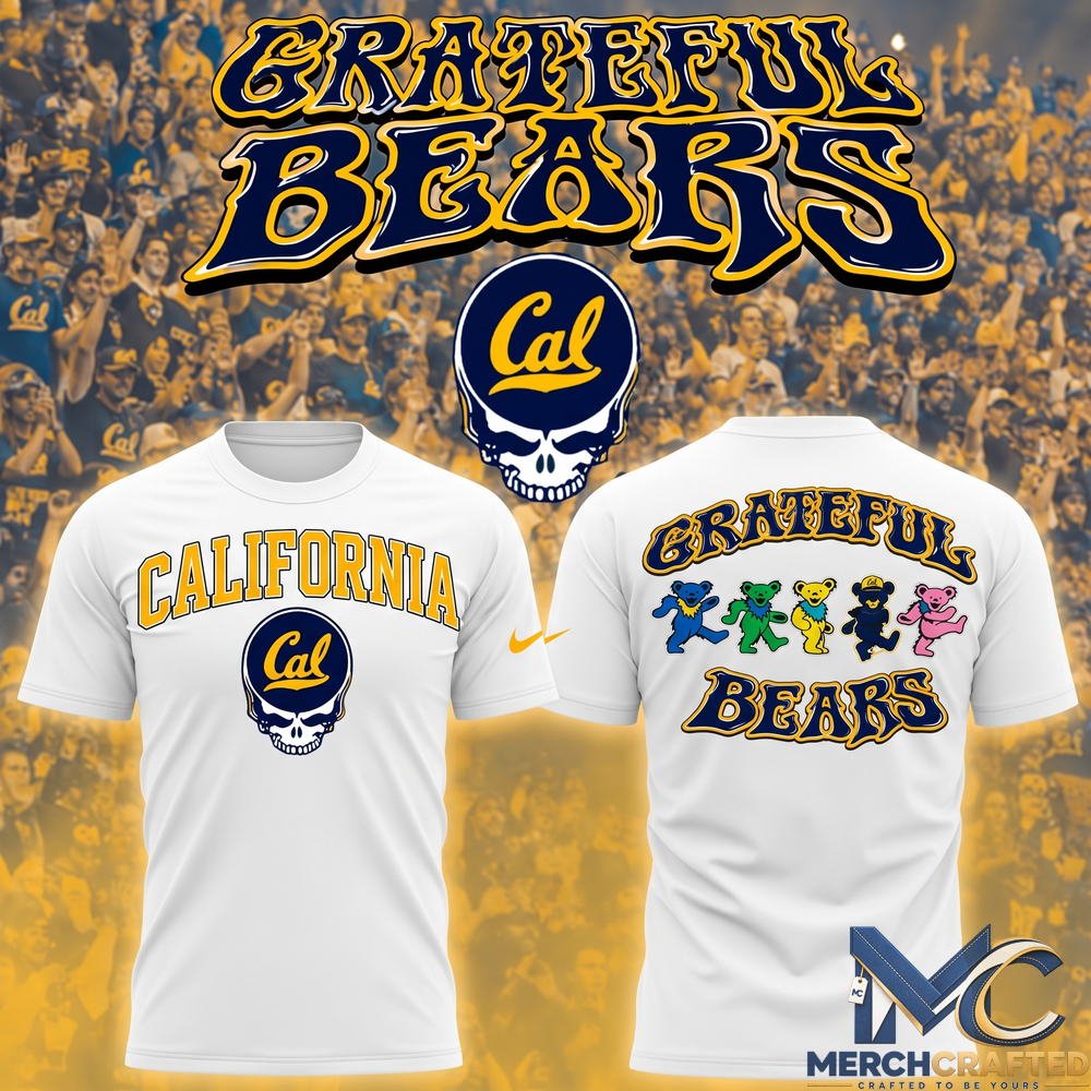 Cal Golden Bears Grateful Dead Dancing Bears 2026 Football Game Day T Shirt