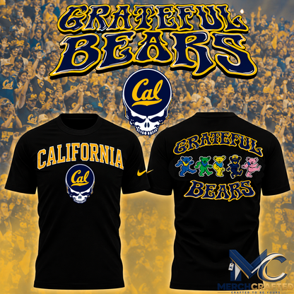 Cal Golden Bears Grateful Dead Dancing Bears 2026 Football Game Day T Shirt