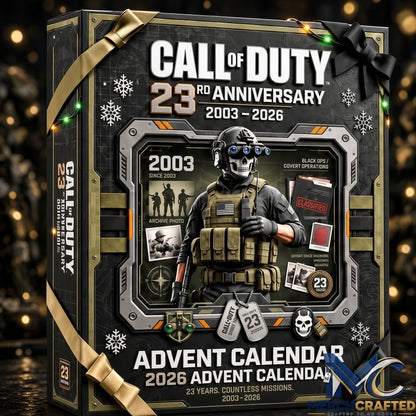 Call of Duty 23rd Anniversary 2003–2026 Advent Calendar  Task Force 141 Charm Gift Set for Gamers