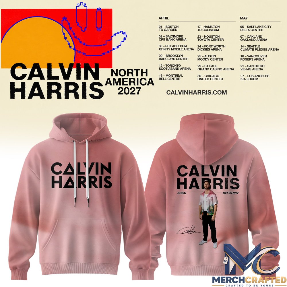 Calvin Harris North America Tour 2027 Special Edition Hoodie