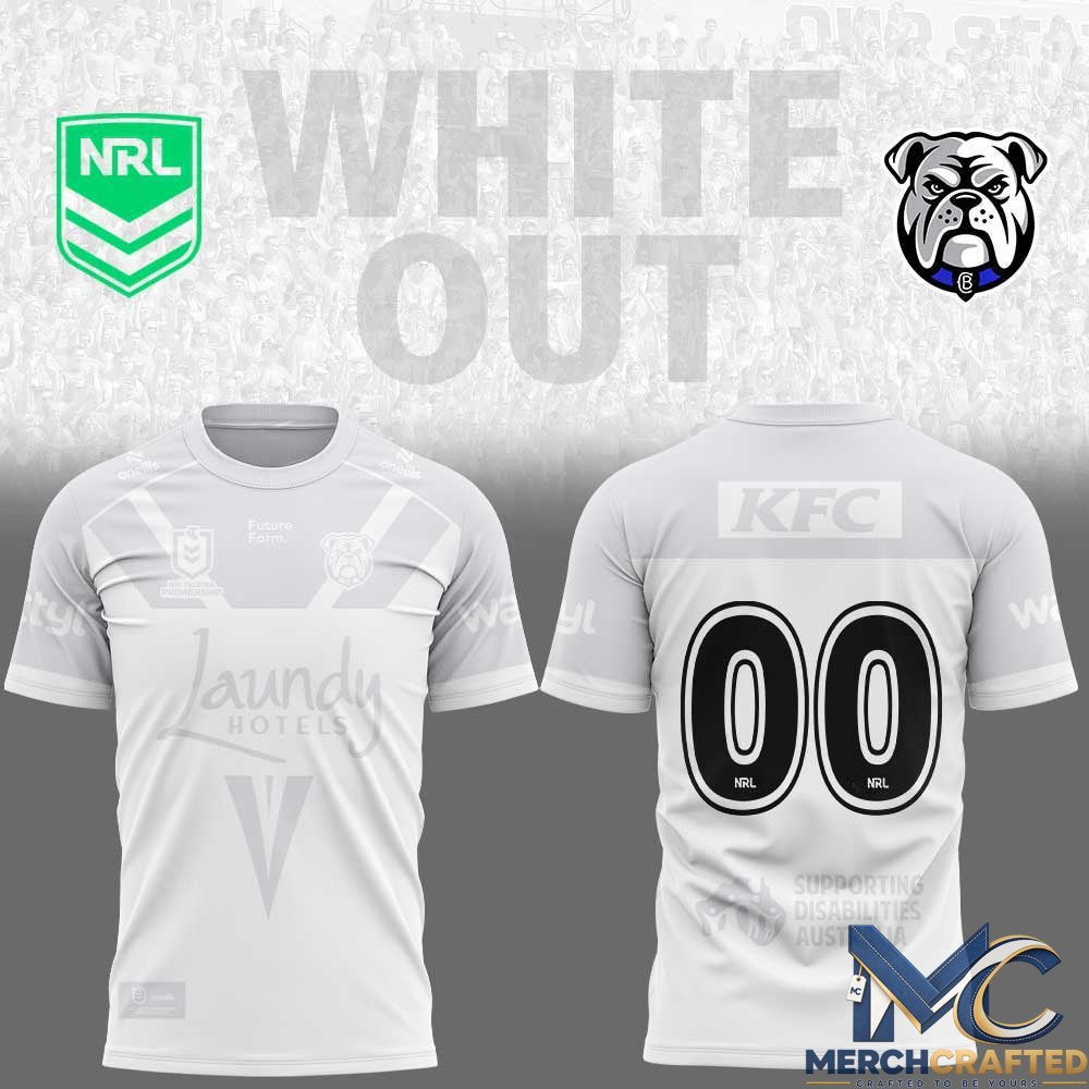 Canterbury-Bankstown Bulldogs “White Out” Limited Edition Shirt