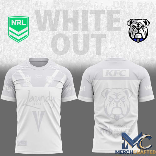 Canterbury-Bankstown Bulldogs “White Out” NRL Limited Edition Shirt