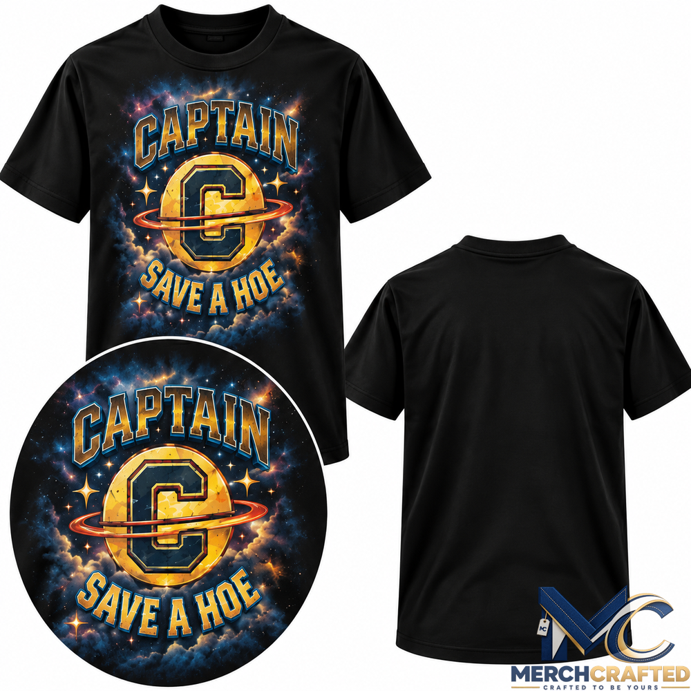 Captain Save A Hoe Cosmic Halloween T Shirt