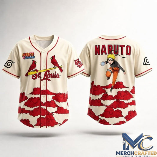 Cardinals Naruto Night Baseball Jersey
