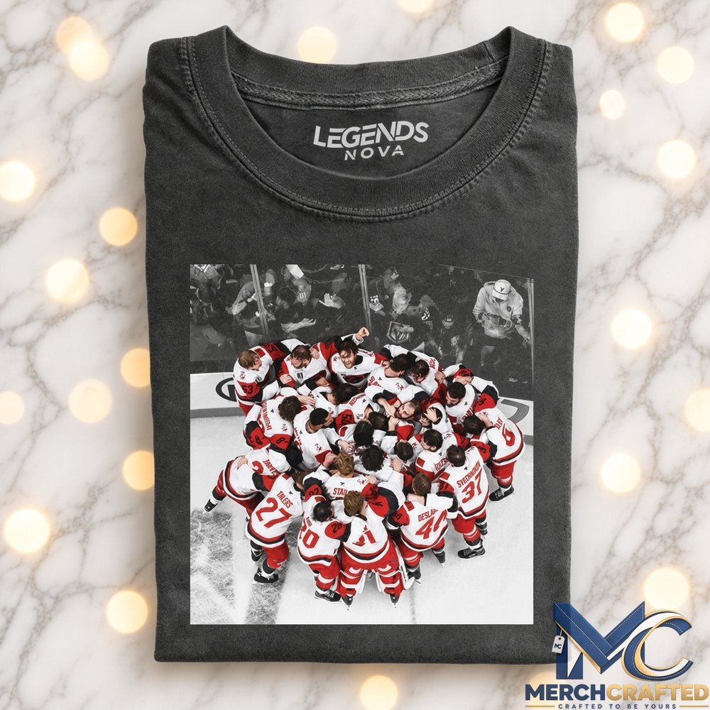 Carolina Hurricanes x 2026 Stanley Cup Champions Team Huddle T-Shirt