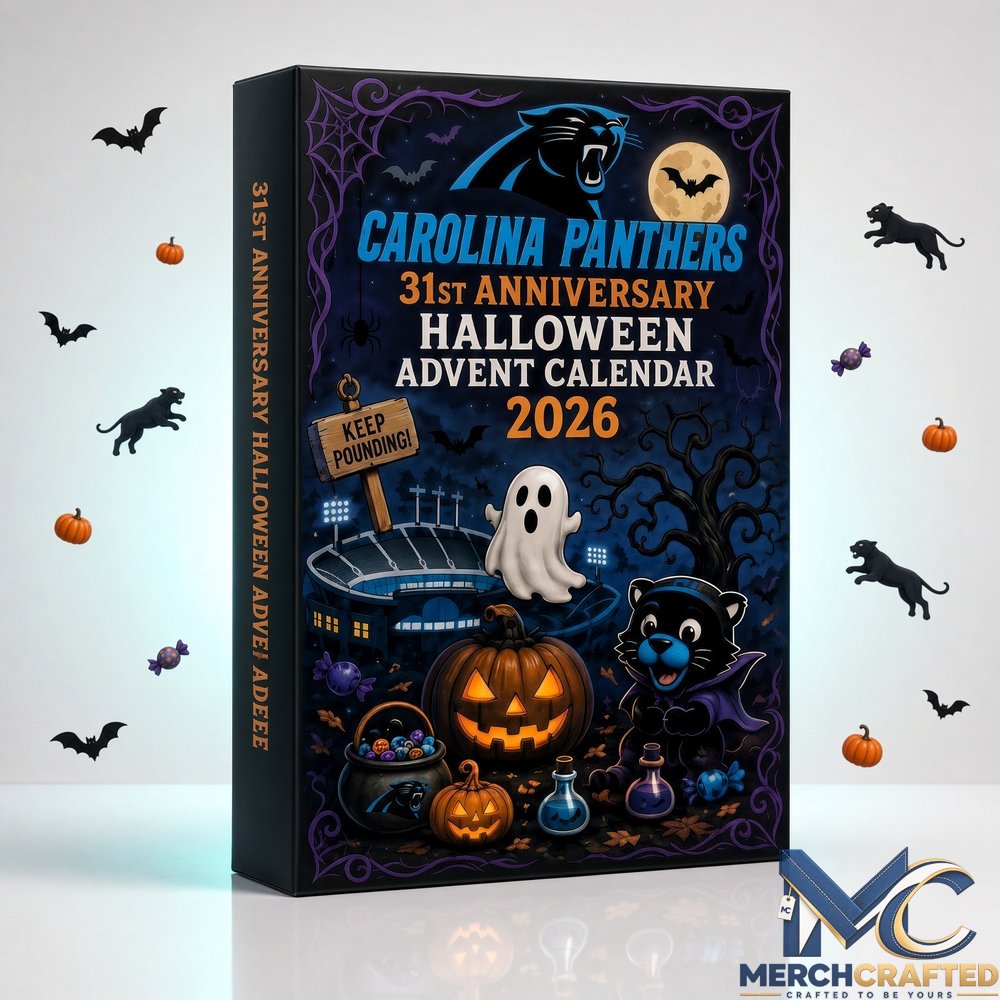 Carolina Panthers x 31st Anniversary Halloween 2026 Advent Calendar  Keep Pounding Fan Gift
