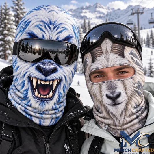 Chasing Fresh Powder Personalized Funny Ski Mask