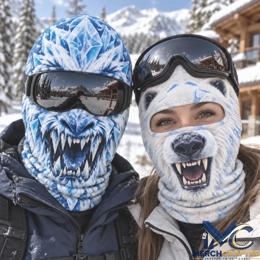 Chasing Fresh Powder Personalized Funny Ski Mask