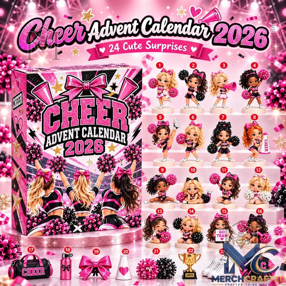 Cheerleading Spirit 2026 Holiday Countdown Advent Calendar