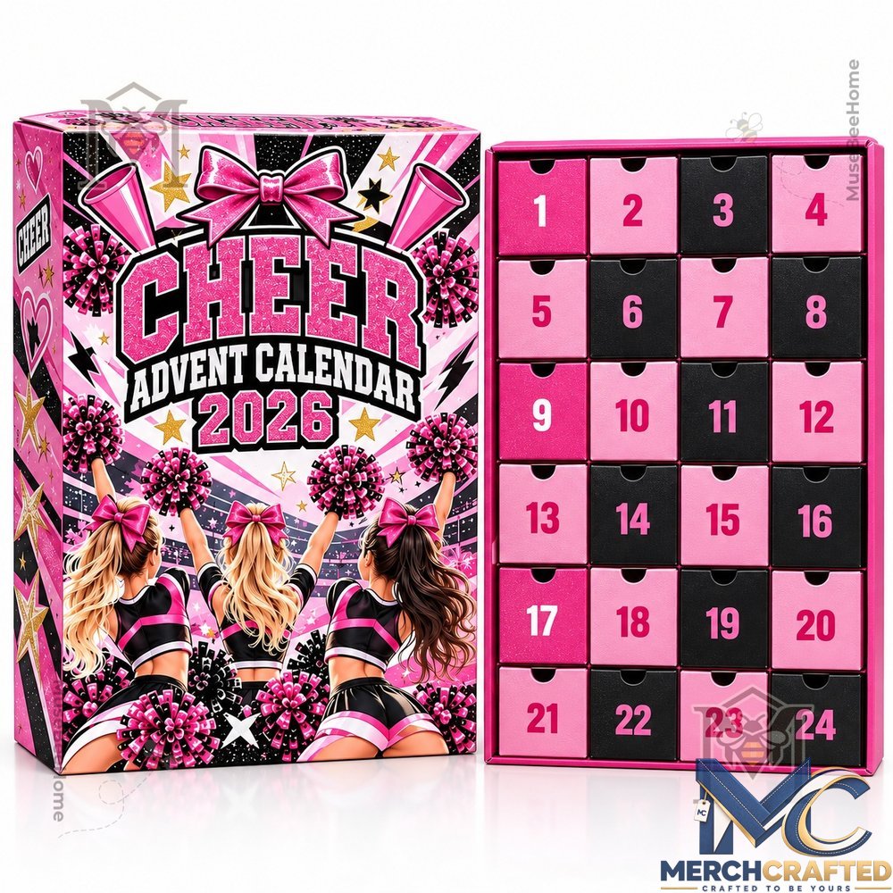 Cheerleading Spirit 2026 Holiday Countdown Advent Calendar