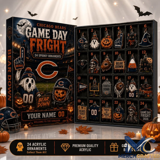 Chicago Bears x NFL Halloween 2026 Blind Box Advent Calendar Game Day Fright
