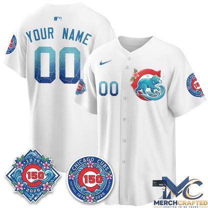 Chicago Cubs 2026 Aloha Spirit Vapor Limited Custom Baseball Jersey