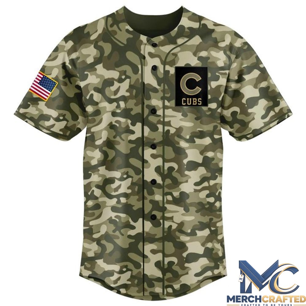 Chicago Cubs 2026 Armed Forces Appreciation Baseball Jersey