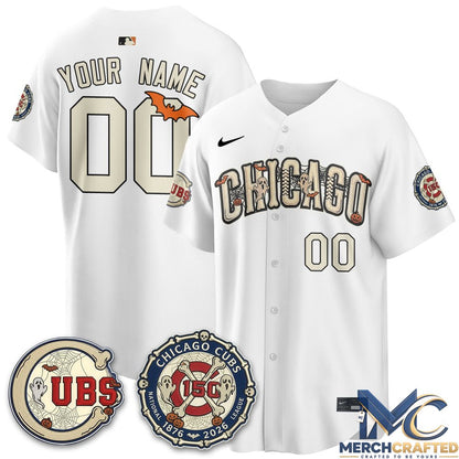 Chicago Cubs Halloween 2026 Limited Custom Jersey