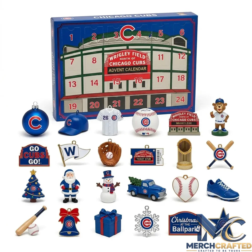 Chicago Cubs Wrigley Field 24-Day Holiday Countdown Christmas Advent Calendar