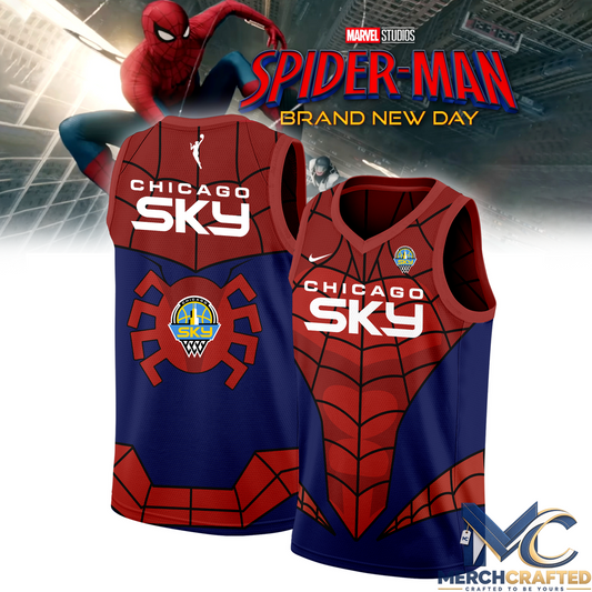 Chicago Sky x Spider-Man Special Basketball Jersey