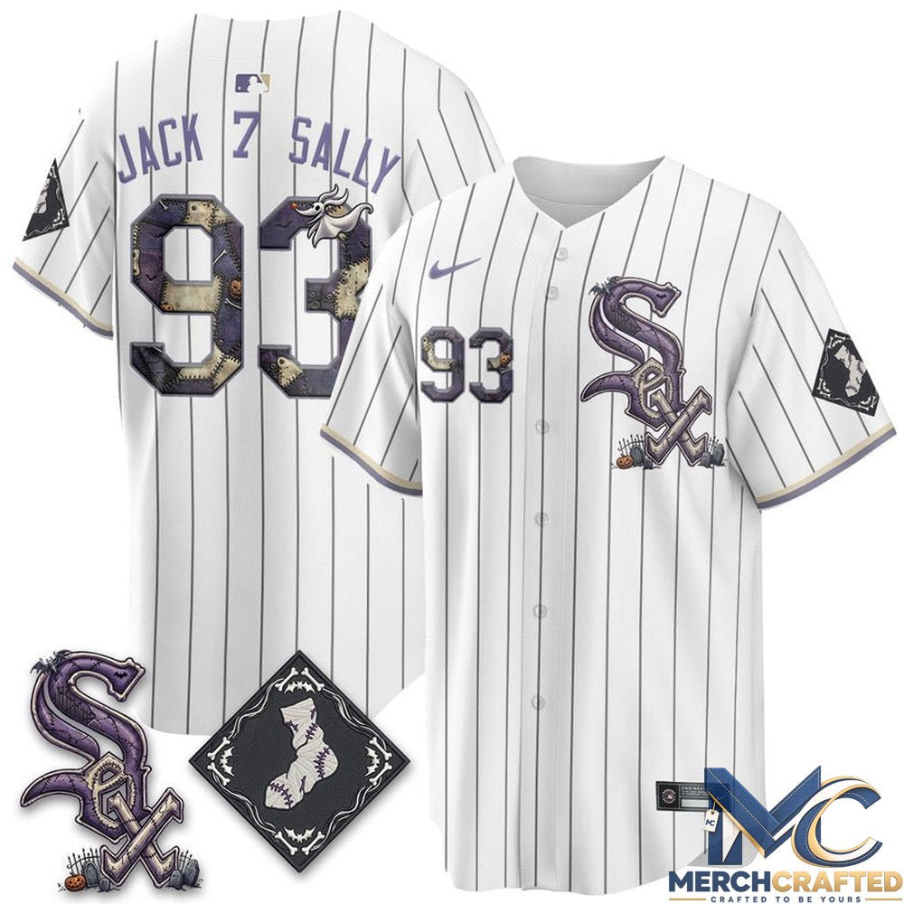 Chicago White Sox Nightmare Halloween Edition Baseball Jersey