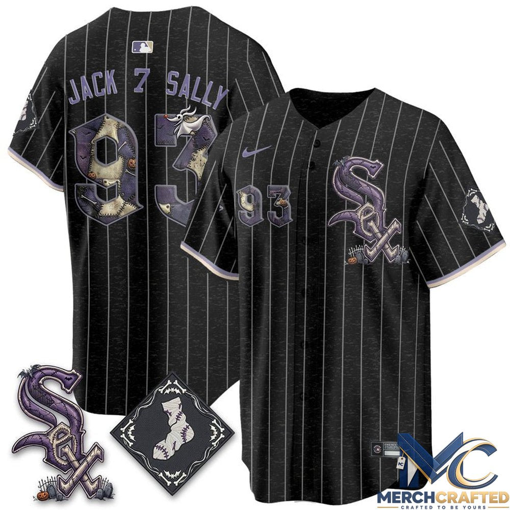 Chicago White Sox Nightmare Halloween Edition Baseball Jersey