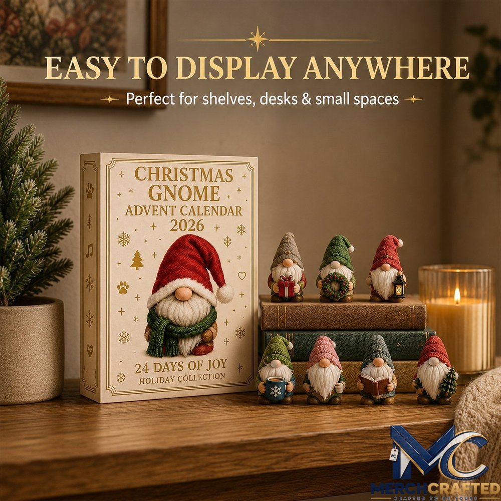 Christmas Gnome Advent Calendar - 2026 Holiday Collection x 24 Festive Figures