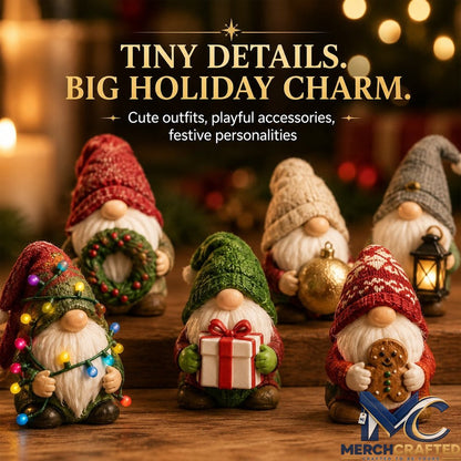 Christmas Gnome Advent Calendar - 2026 Holiday Collection x 24 Festive Figures