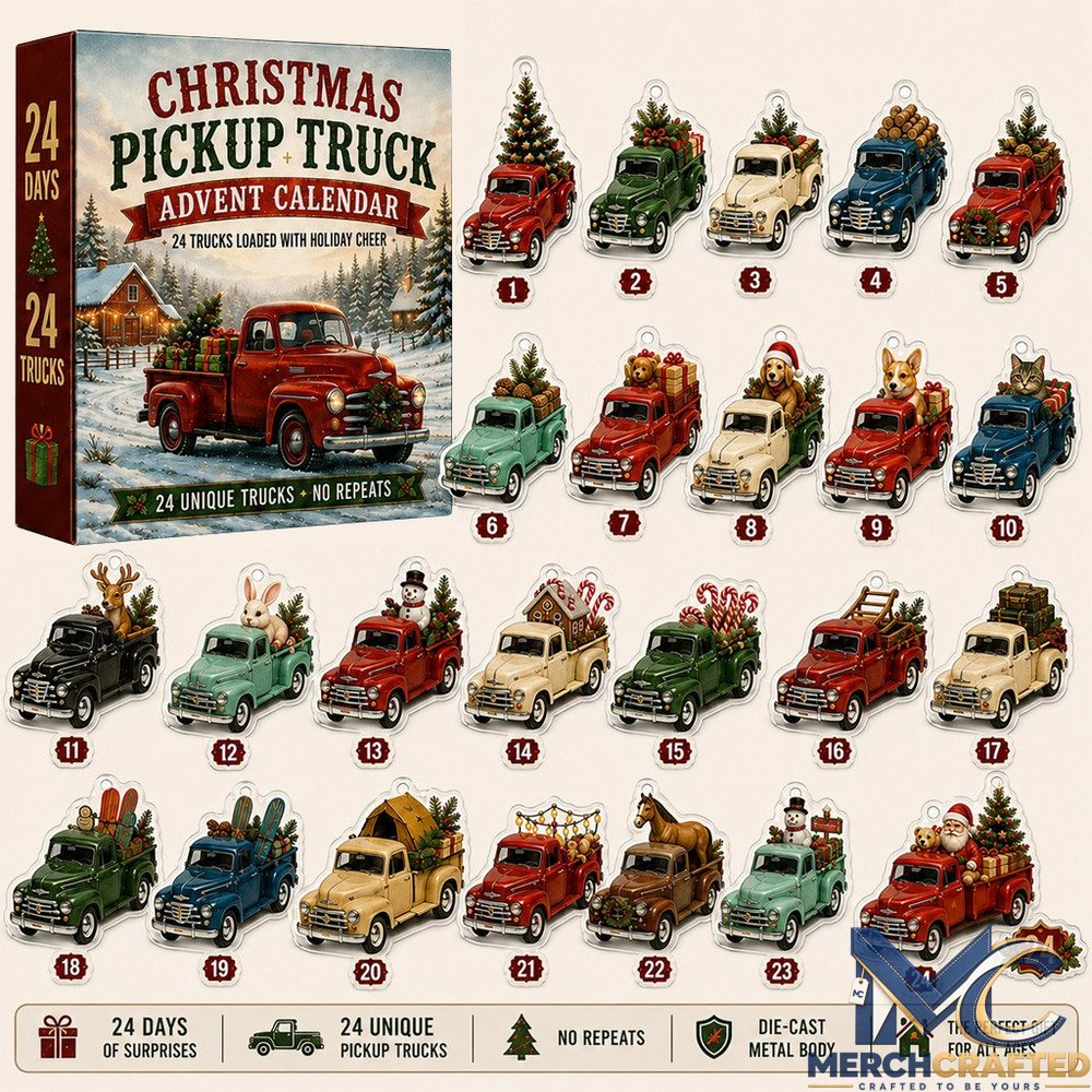 Christmas Pickup Truck Advent Calendar 2026
