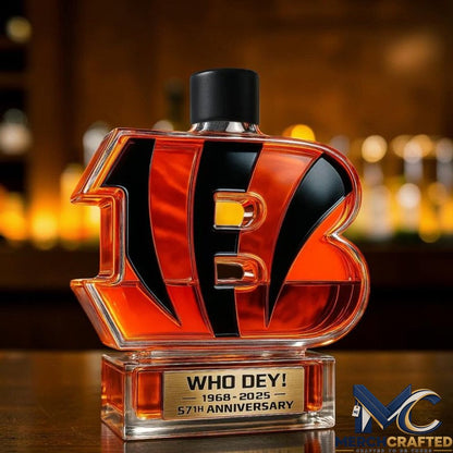 Cincinnati Bengals 57th Anniversary Whiskey Decanter