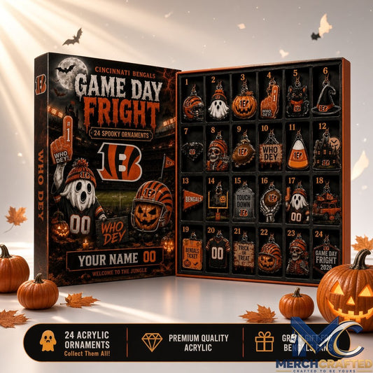 Cincinnati Bengals x NFL Halloween 2026 Blind Box Advent Calendar Game Day Fright