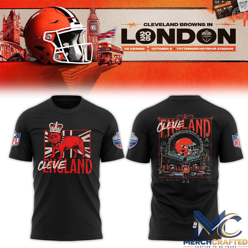 Cleveland Browns 2026 NFL London Game T-shirt