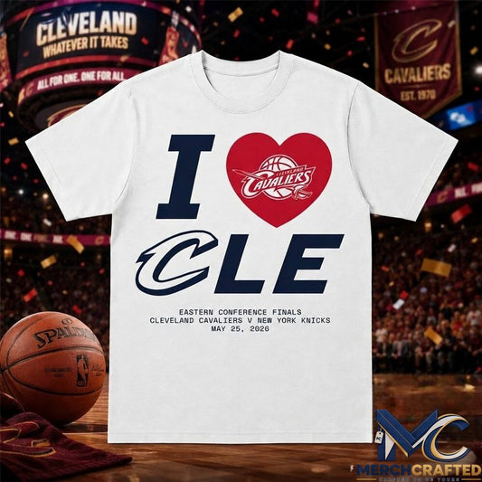 Cleveland Cavaliers Game 4 2026 I Love CLE Shirt