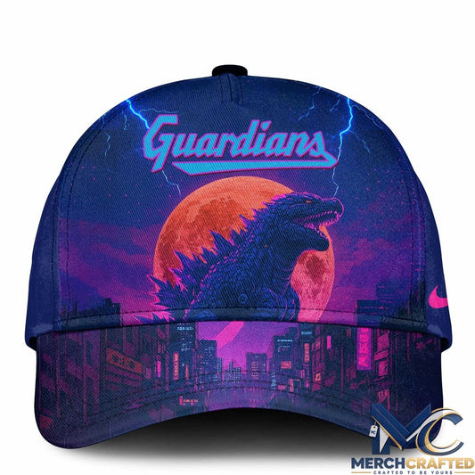 Cleveland Guardians Godzilla Neon Baseball Cap