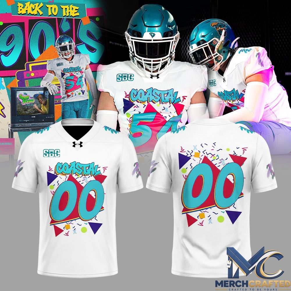 Coastal Carolina Chanticleers 90s Football Jersey