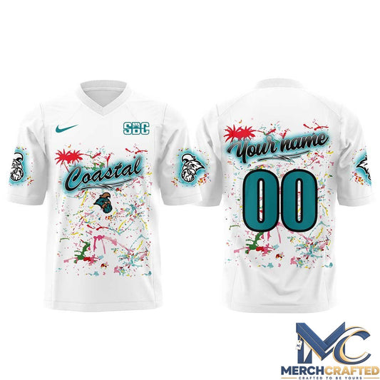 Coastal Carolina Chanticleers Custom Football Jersey