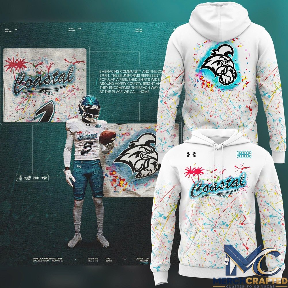 Coastal Carolina Chanticleers Glow Mod Activated Hoodie