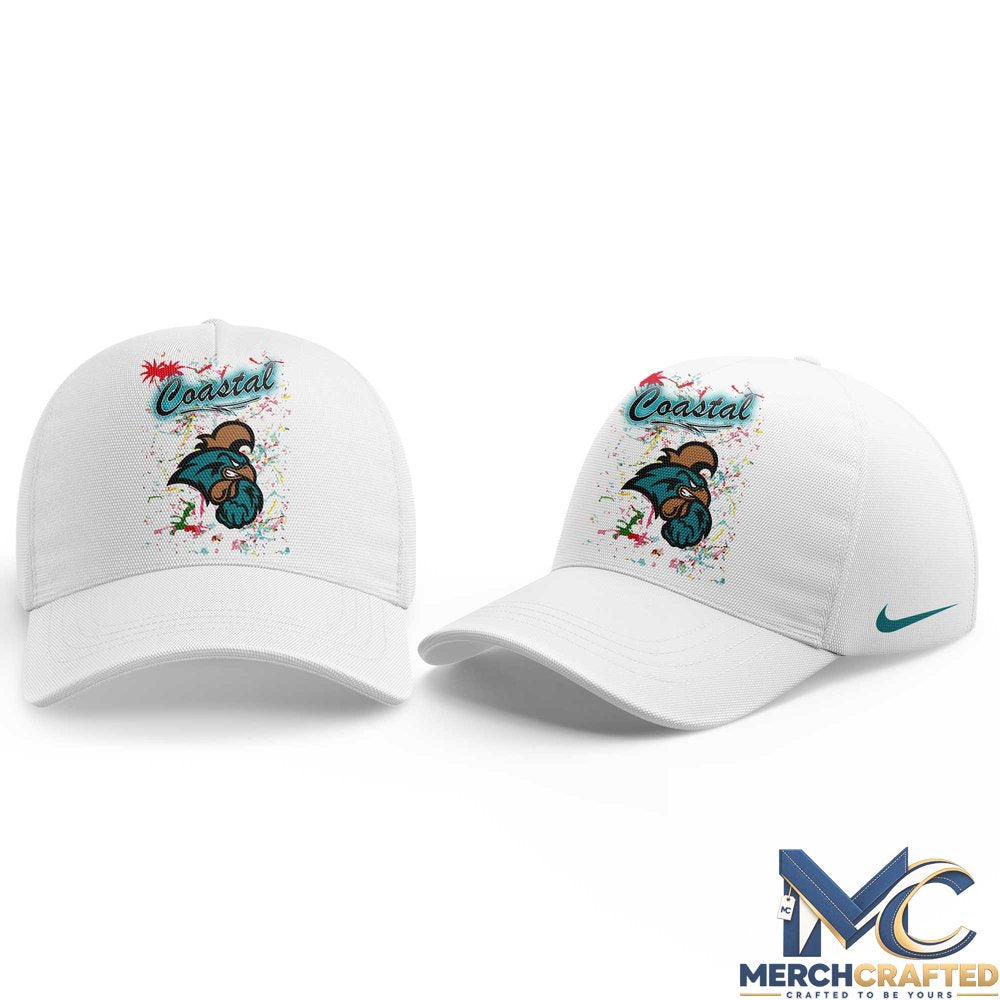 Coastal Carolina Chanticleers Retro White Baseball Cap