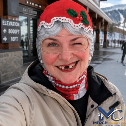 Cold Snow Warm Happy Hearts Personalized Funny Ski Mask