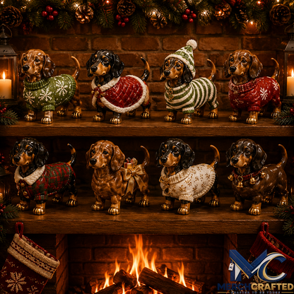 Collectible Dog Figurine Christmas Countdown Advent Calendar