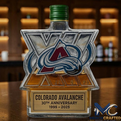 Colorado Avalanche 30th Anniversary Whiskey Decanter