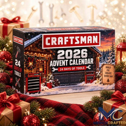 Craftsman 2026 Advent Calendar – 24 Days of Tools Mini Tool Set Christmas Gift