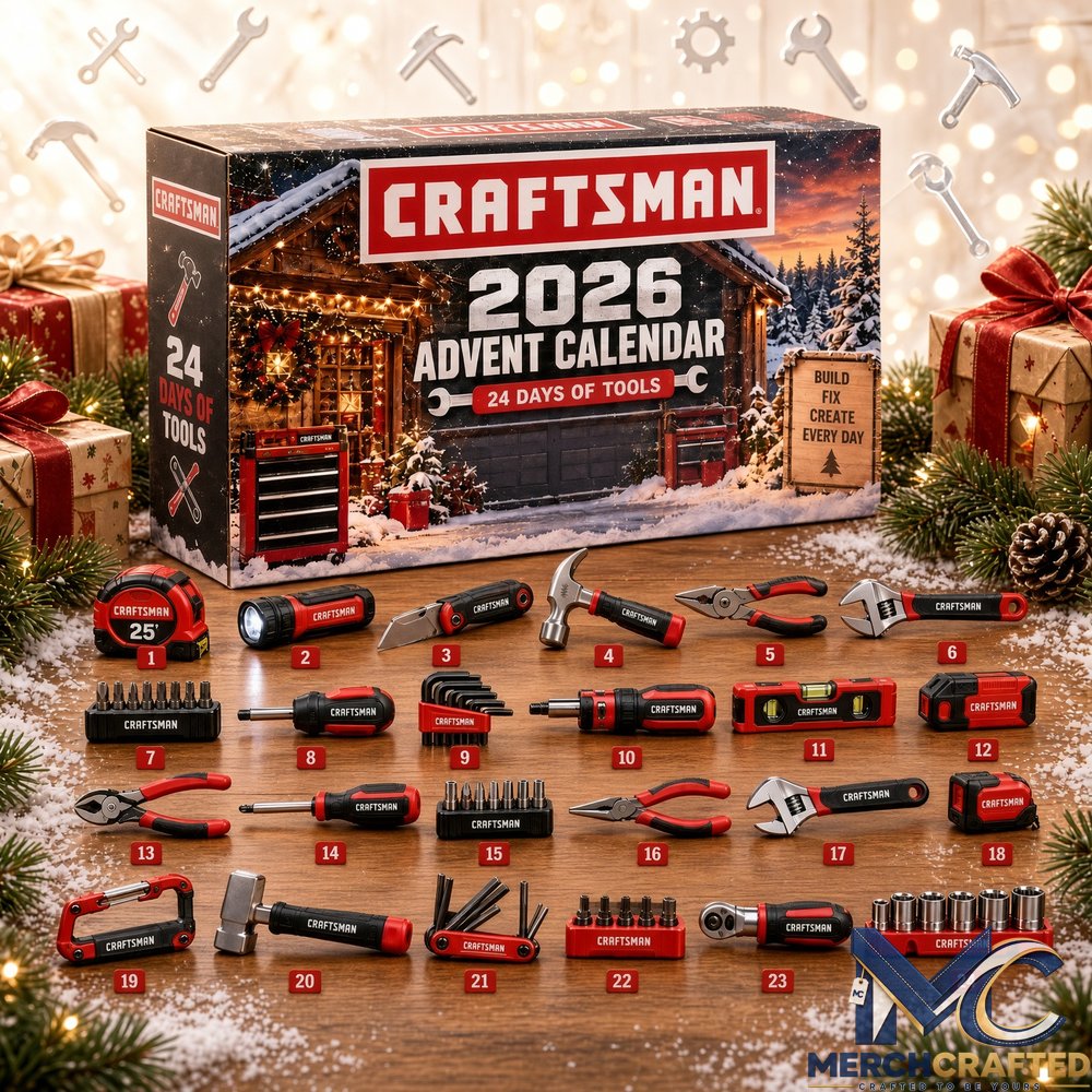 Craftsman 2026 Advent Calendar – 24 Days of Tools Mini Tool Set Christmas Gift