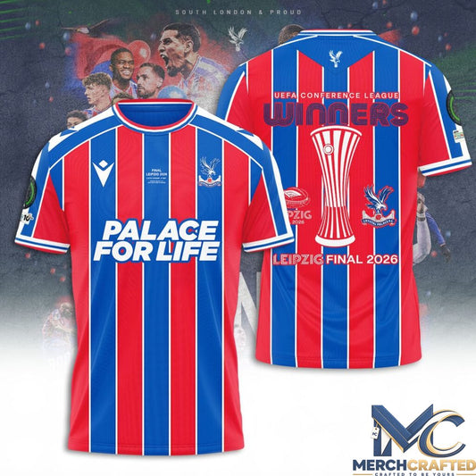 Crystal Palace FC UEFA Conference League Winners Leipzig Final 2026 Shirt