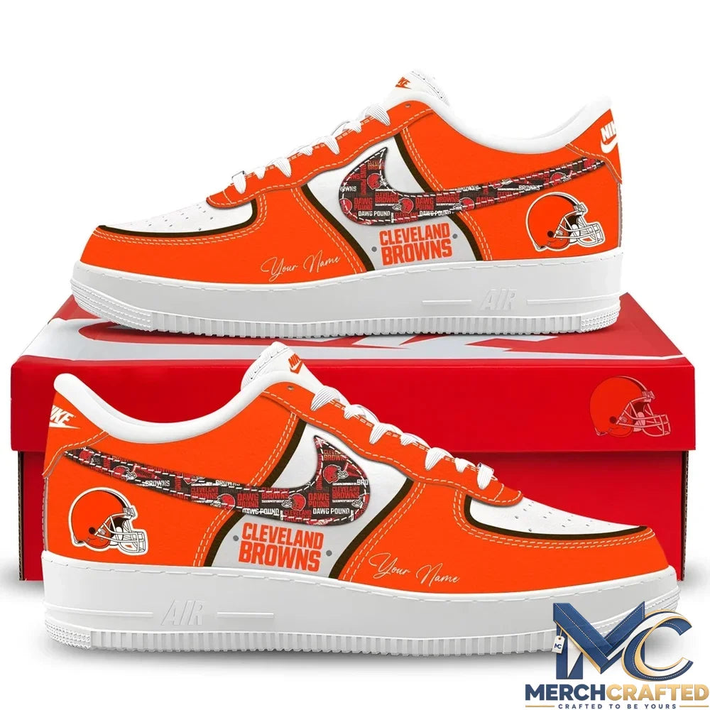 Custom Name Cleveland Browns 2026 Low Top Sneakers