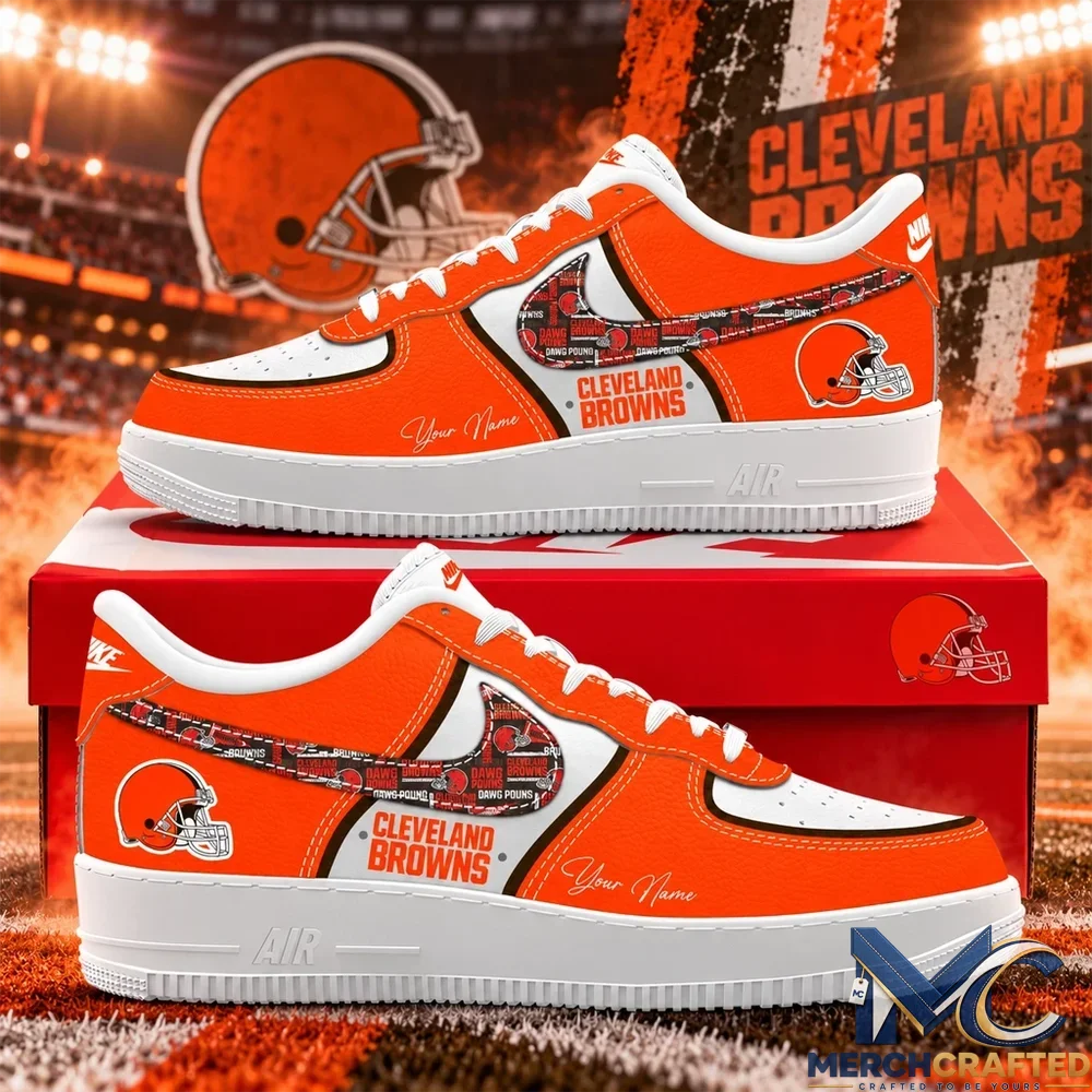 Custom Name Cleveland Browns 2026 Low Top Sneakers